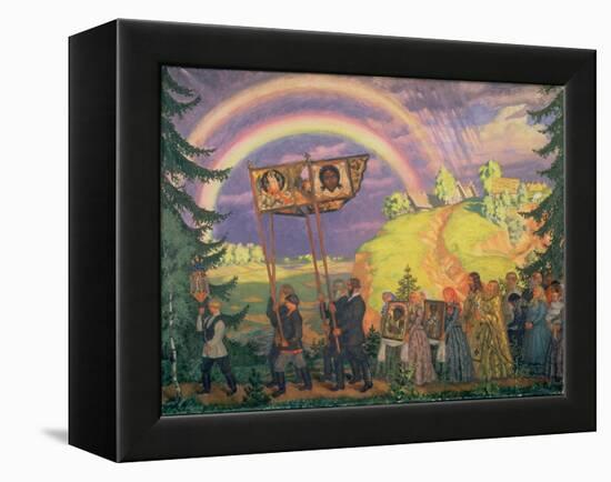 Easter Procession, 1915-Boris Kustodiyev-Framed Premier Image Canvas