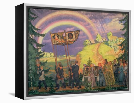 Easter Procession, 1915-Boris Kustodiyev-Framed Premier Image Canvas