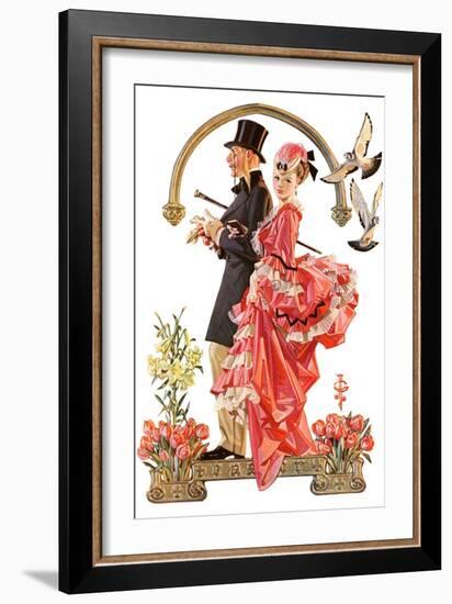 "Easter Promenade,"March 26, 1932-Joseph Christian Leyendecker-Framed Giclee Print