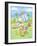 Easter Rabbit and Egg-MAKIKO-Framed Giclee Print