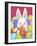 Easter Rabbit-MAKIKO-Framed Giclee Print