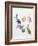 Easter Rabbits-George Adamson-Framed Giclee Print