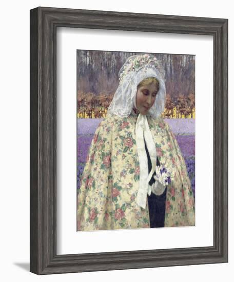 Easter Sunday (In Bradant, the Bride), C.1904-George Hitchcock-Framed Giclee Print