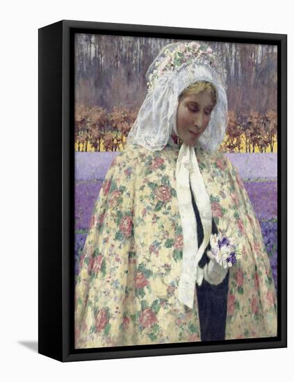 Easter Sunday (In Bradant, the Bride), C.1904-George Hitchcock-Framed Premier Image Canvas