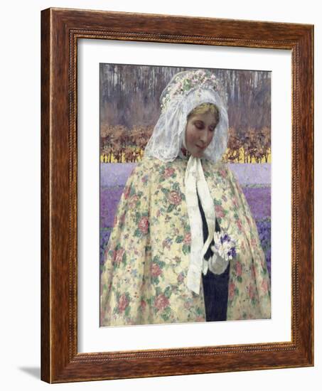 Easter Sunday (In Bradant, the Bride), C.1904-George Hitchcock-Framed Giclee Print