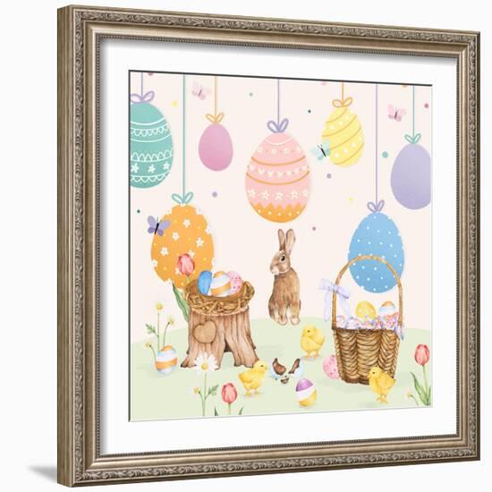 Easter Sunday-The Font Diva-Framed Giclee Print