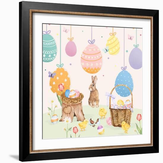 Easter Sunday-The Font Diva-Framed Giclee Print