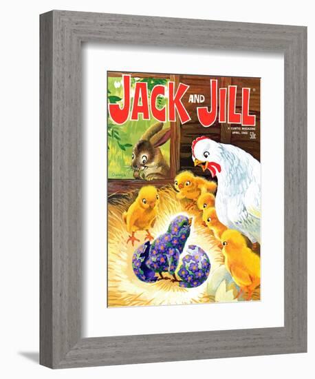 Easter Surprise - Jack and Jill, April 1968-Rae Owings-Framed Giclee Print