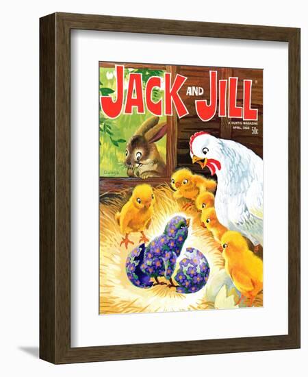 Easter Surprise - Jack and Jill, April 1968-Rae Owings-Framed Giclee Print