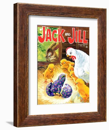 Easter Surprise - Jack and Jill, April 1968-Rae Owings-Framed Giclee Print