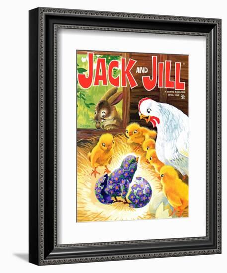 Easter Surprise - Jack and Jill, April 1968-Rae Owings-Framed Giclee Print