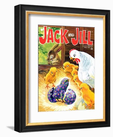 Easter Surprise - Jack and Jill, April 1968-Rae Owings-Framed Giclee Print