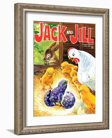 Easter Surprise - Jack and Jill, April 1968-Rae Owings-Framed Giclee Print