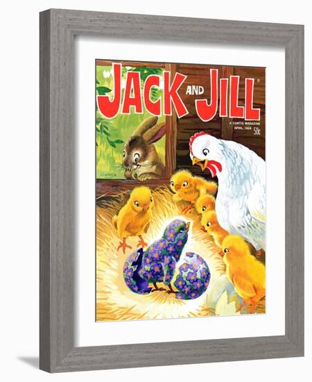 Easter Surprise - Jack and Jill, April 1968-Rae Owings-Framed Giclee Print