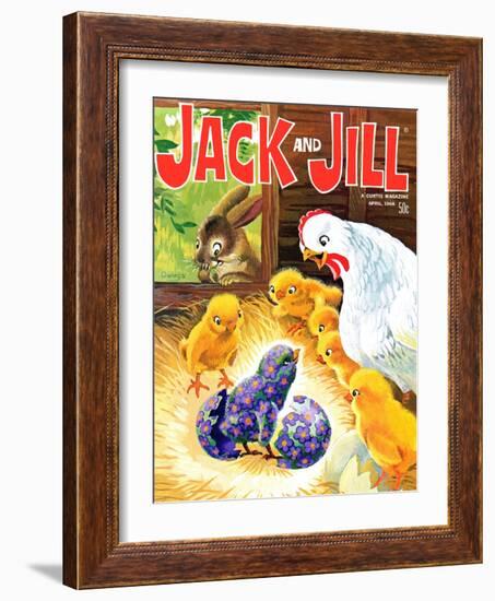 Easter Surprise - Jack and Jill, April 1968-Rae Owings-Framed Giclee Print