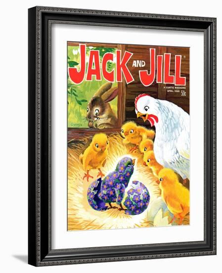 Easter Surprise - Jack and Jill, April 1968-Rae Owings-Framed Giclee Print
