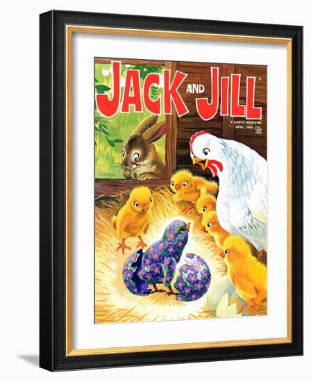 Easter Surprise - Jack and Jill, April 1968-Rae Owings-Framed Giclee Print