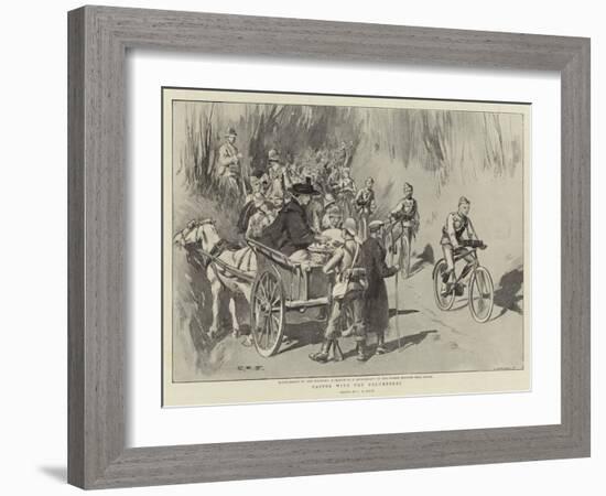 Easter with the Volunteers-Charles Edwin Fripp-Framed Giclee Print