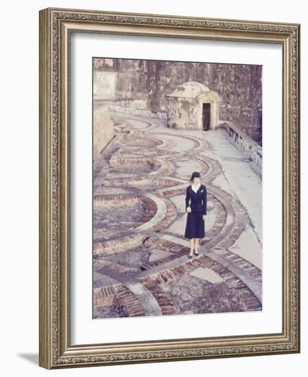 Eastern Airlines Stewardesses in Puerto Rico-Joe Scherschel-Framed Photographic Print