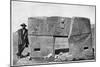 Eastern Aspect of the Monolithic Gate of Akapana, Tiahuanaco, Bolivia, 1901-null-Mounted Giclee Print