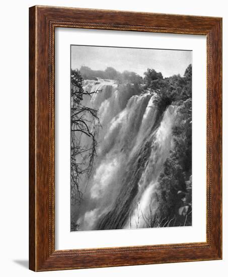 Eastern Cataract, Victoria Falls, Livingstone to Broken Hill, Northern Rhodesia, 1925-Thomas A Glover-Framed Giclee Print