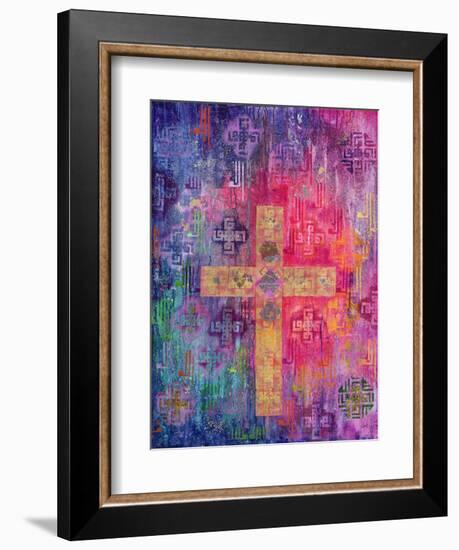 Eastern Cross, 2000-Laila Shawa-Framed Giclee Print