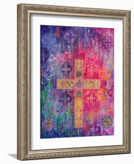 Eastern Cross, 2000-Laila Shawa-Framed Giclee Print