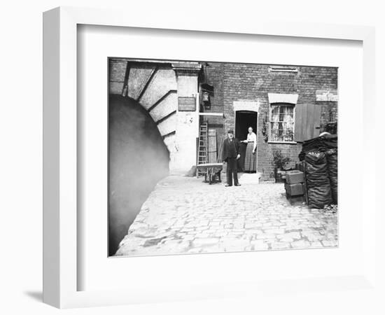 Eastern Entrance to Pentonville Tunnel and Tunnel Keeper's Cottage, Regent's Canal, London, C1905-null-Framed Photographic Print