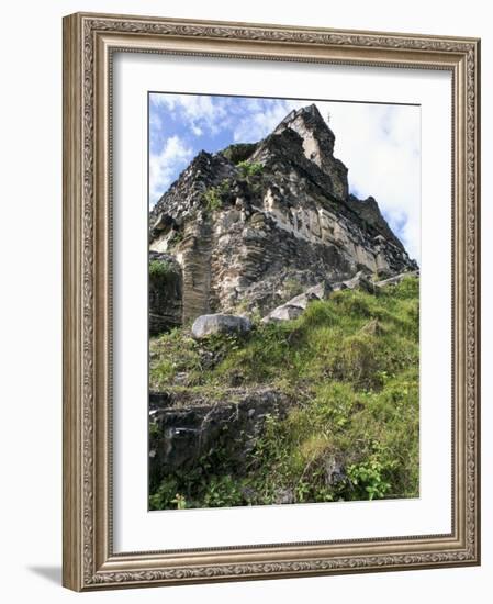 Eastern Facade, Xunantunich, Belize, Central America-Upperhall-Framed Photographic Print