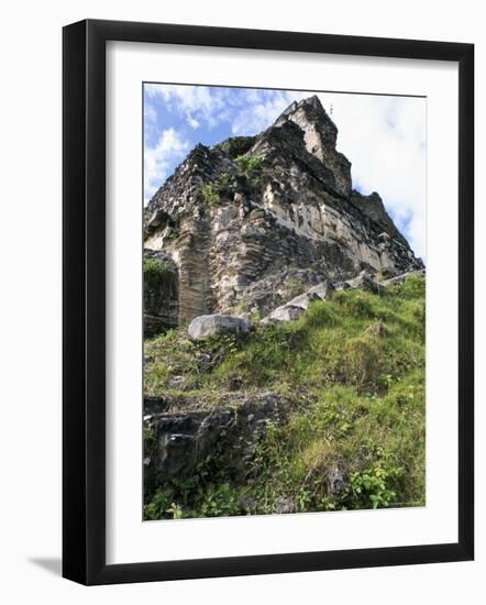 Eastern Facade, Xunantunich, Belize, Central America-Upperhall-Framed Photographic Print