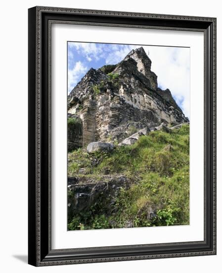 Eastern Facade, Xunantunich, Belize, Central America-Upperhall-Framed Photographic Print