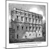 Eastern Front of the Banquetting House, Whitehall, 1843-J Jackson-Mounted Giclee Print