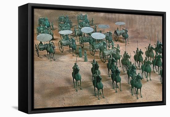 Eastern Han Dynasty Bronze Cavalry and Chariots-null-Framed Premier Image Canvas