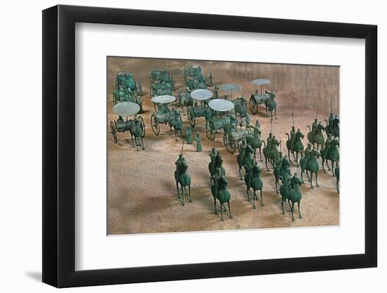 Eastern Han Dynasty Bronze Cavalry and Chariots-null-Framed Photographic Print