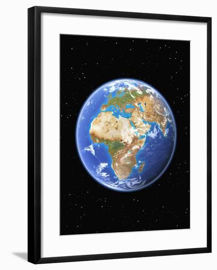 Eastern Hemisphere of Earth-Kulka-Framed Photographic Print