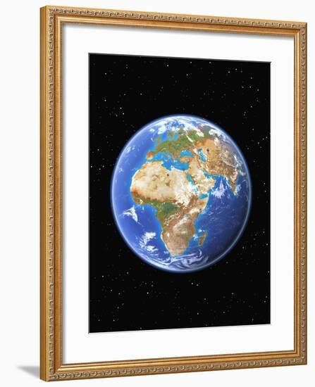 Eastern Hemisphere of Earth-Kulka-Framed Photographic Print