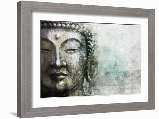 Eastern Influence 1-Ken Roko-Framed Art Print