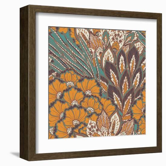 Eastern Pattern.-veraholera-Framed Art Print