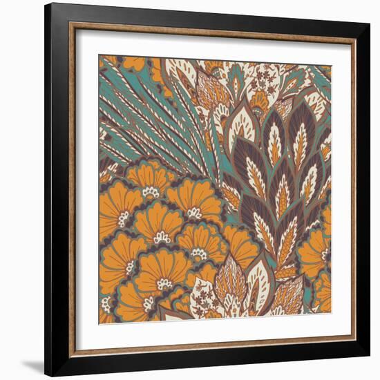 Eastern Pattern.-veraholera-Framed Art Print