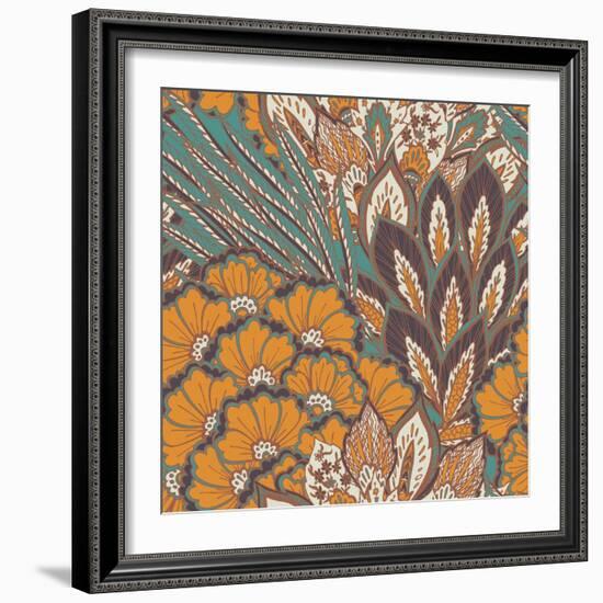 Eastern Pattern.-veraholera-Framed Art Print