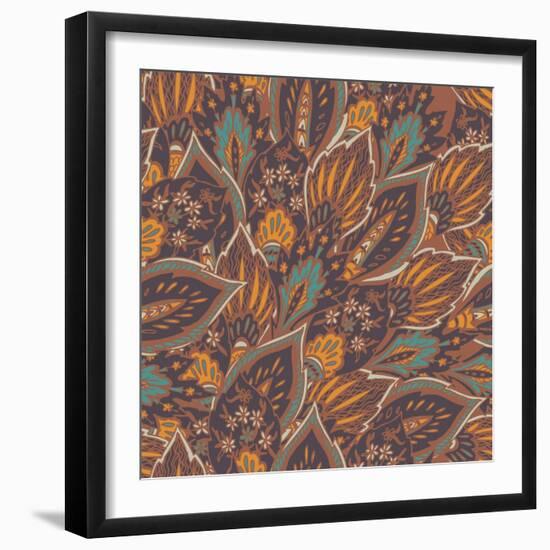 Eastern Pattern.-veraholera-Framed Art Print