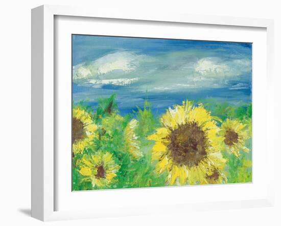 Eastern Plains Sunflower-Jennifer Frances Azadmanesh-Framed Giclee Print