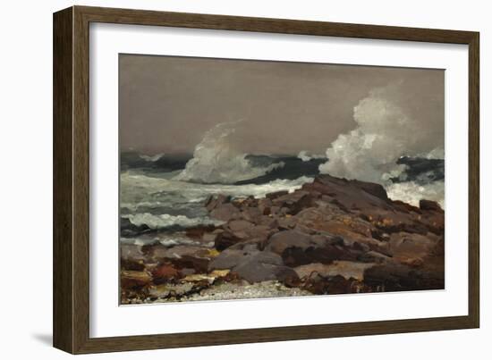 Eastern Point, 1900 (Oil on Canvas)-Winslow Homer-Framed Giclee Print