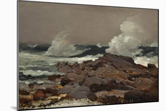Eastern Point, 1900 (Oil on Canvas)-Winslow Homer-Mounted Giclee Print