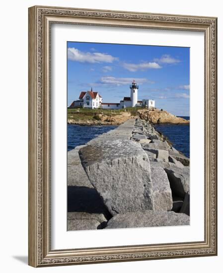 Eastern Point Lighthouse, Gloucester, Cape Ann, Massachusetts, New England, USA-Richard Cummins-Framed Photographic Print