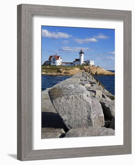 Eastern Point Lighthouse, Gloucester, Cape Ann, Massachusetts, New England, USA-Richard Cummins-Framed Photographic Print