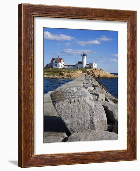 Eastern Point Lighthouse, Gloucester, Cape Ann, Massachusetts, New England, USA-Richard Cummins-Framed Photographic Print