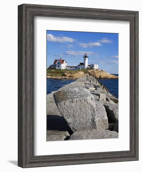 Eastern Point Lighthouse, Gloucester, Cape Ann, Massachusetts, New England, USA-Richard Cummins-Framed Photographic Print