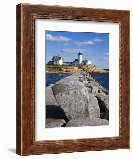 Eastern Point Lighthouse, Gloucester, Cape Ann, Massachusetts, New England, USA-Richard Cummins-Framed Photographic Print