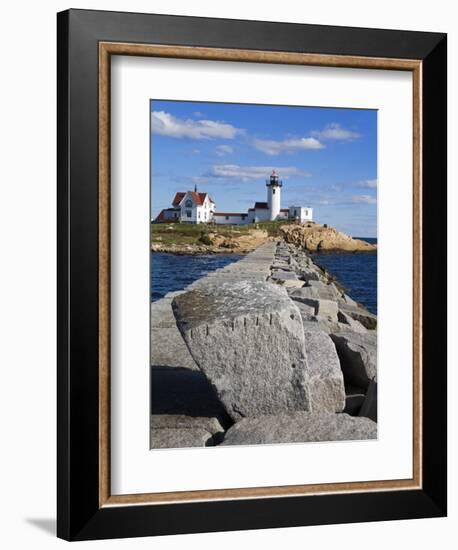 Eastern Point Lighthouse, Gloucester, Cape Ann, Massachusetts, New England, USA-Richard Cummins-Framed Photographic Print